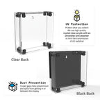 Single Mini Figure Polybag Display Case - Black / UV Blocking