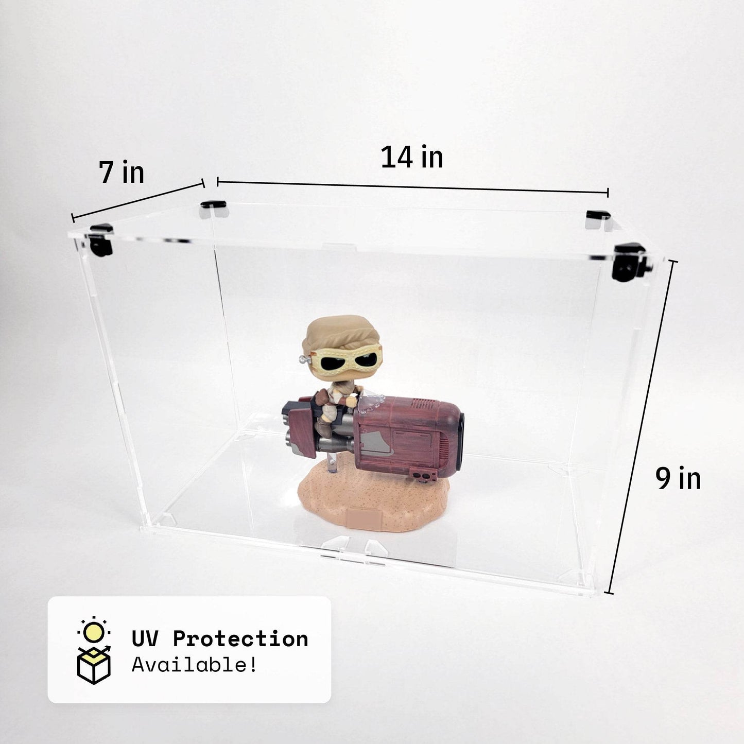 Mini Stacker 14x9x7 - Clear / UV Protection