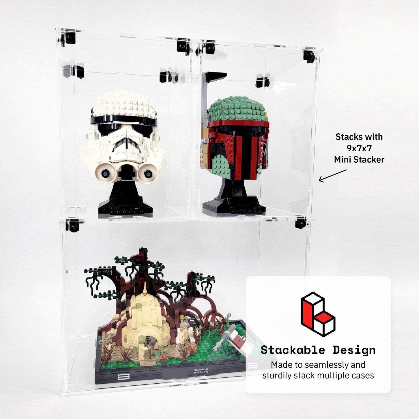 Mini Stacker 14x9x7 - Clear / UV Protection