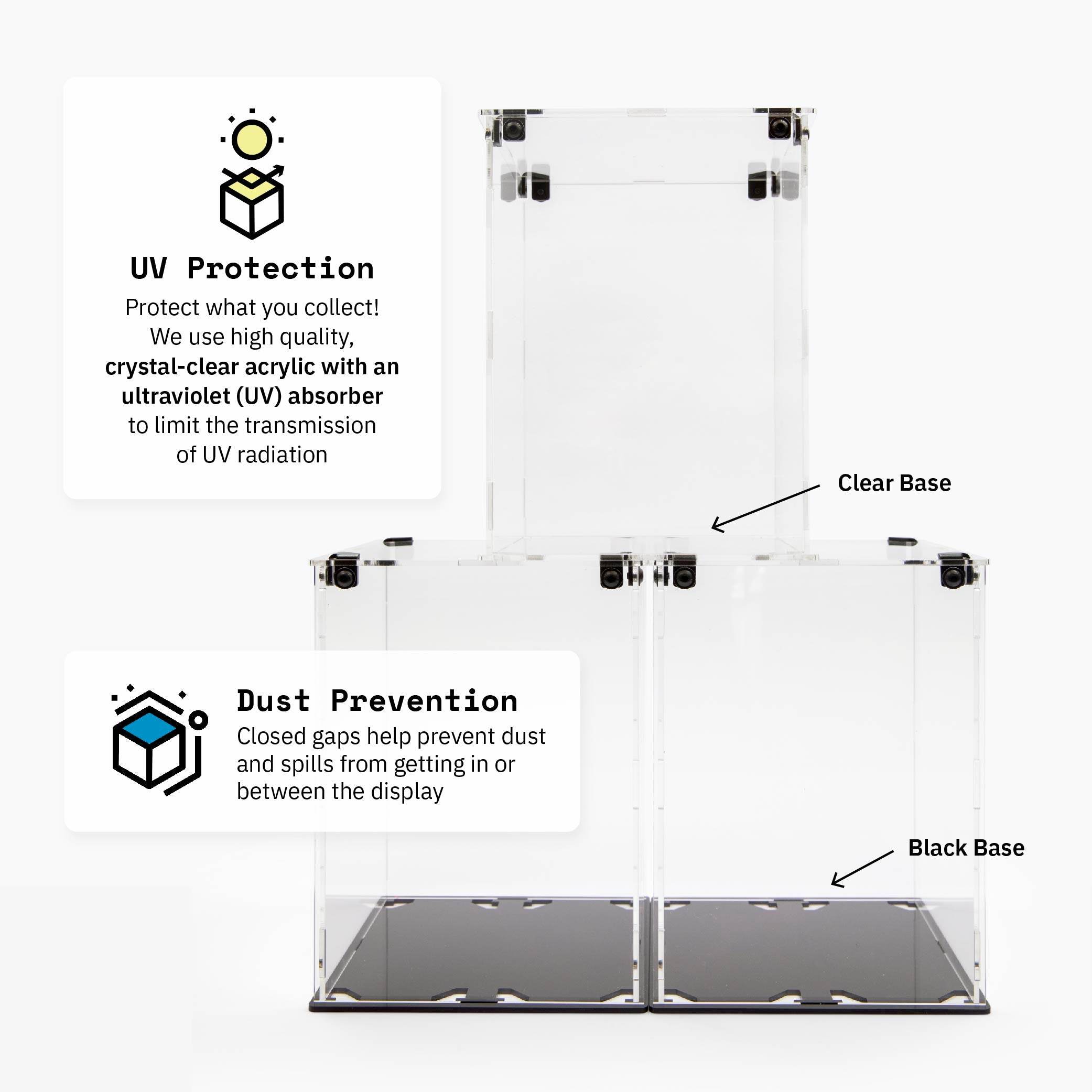 Mini Stacker 10x8x8 - Clear / UV Protection