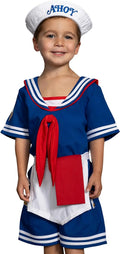 Scoops Ahoy Ice Cream Shop Sailor Kids Costume Set
