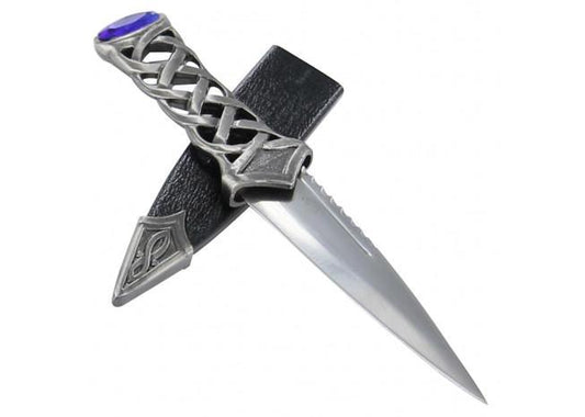Scottish Twisted Steel Dagger Knife-0