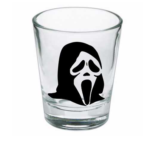 Scream Ghostface Shot Glass Barware Horror Halloween Metaphysical