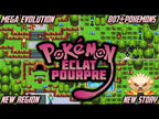 Pokemon Eclat Pourpe GBA ROM Hack Video Game Gameboy Advance French