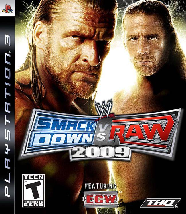 WWE SmackDown vs. Raw 2009 (Playstation 3) - Game Manual Only