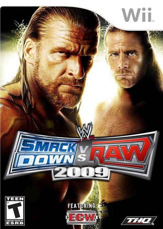 WWE SmackDown vs. Raw 2009 (Wii) - Game Manual Only