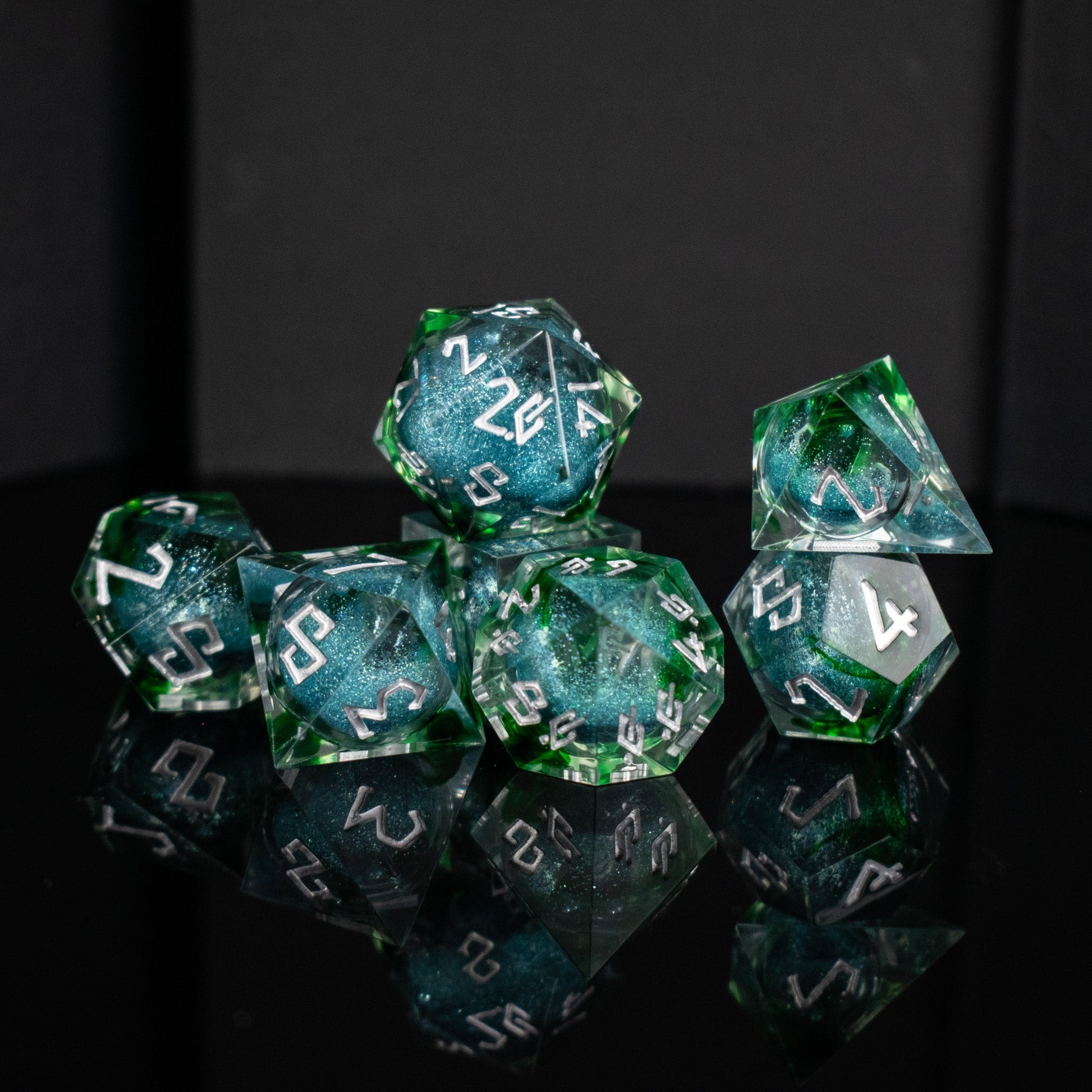 Sea Siren Liquid Core Dice Set