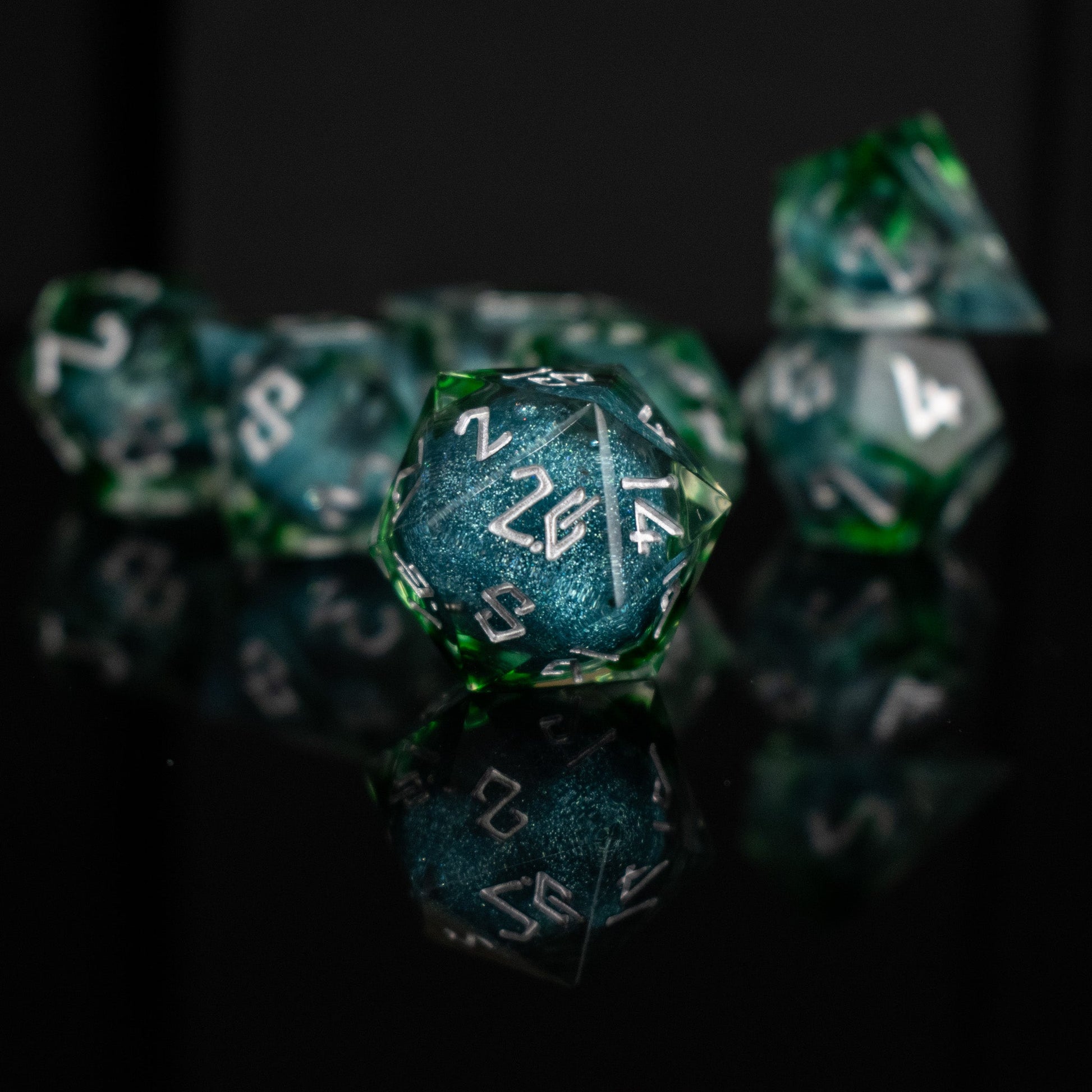 Sea Siren Liquid Core Dice Set