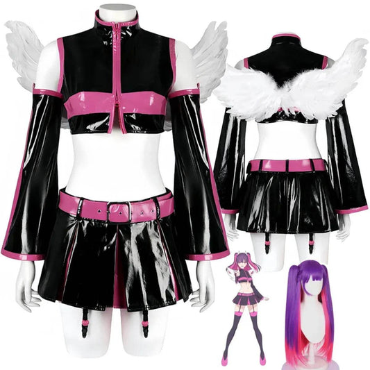 2.5D Seduction Miriella Cosplay Costume with Wings – Full Set - XS / Wings Only