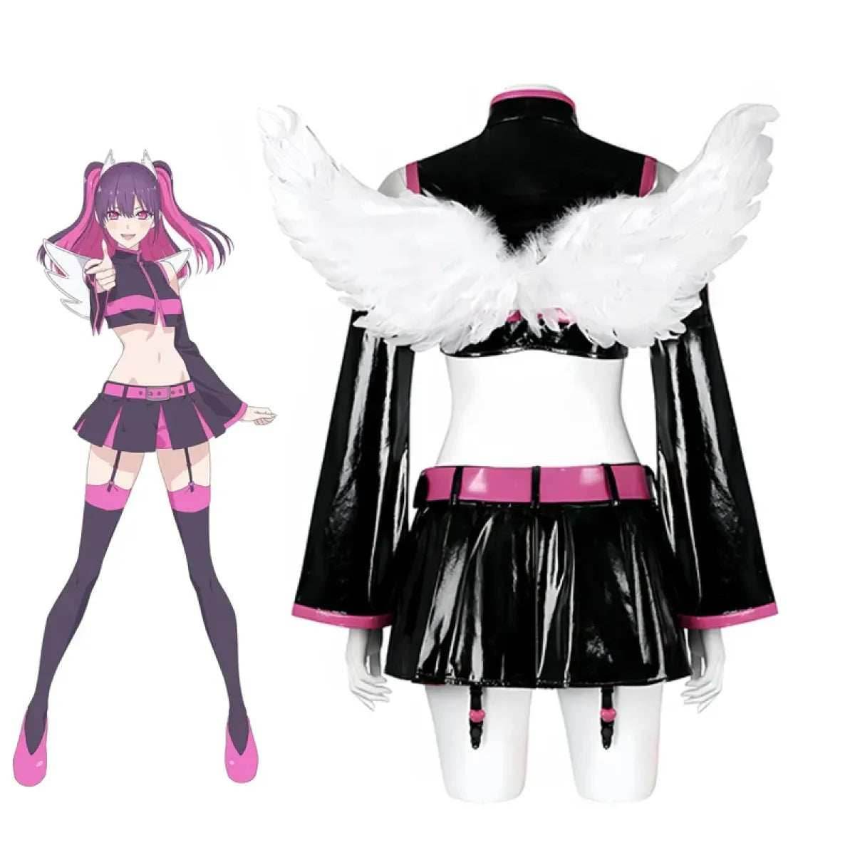 2.5D Seduction Miriella Cosplay Costume with Wings – Full Set - XS / Wings Only