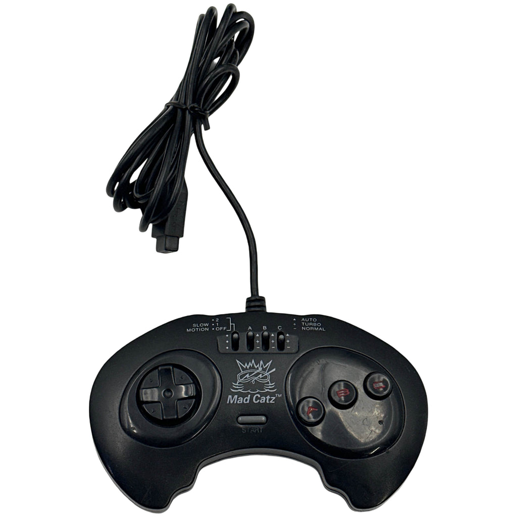 Sega Genesis Official-Controller - Sega Genesis - 3-Button Mad Catz Auto/Turbo