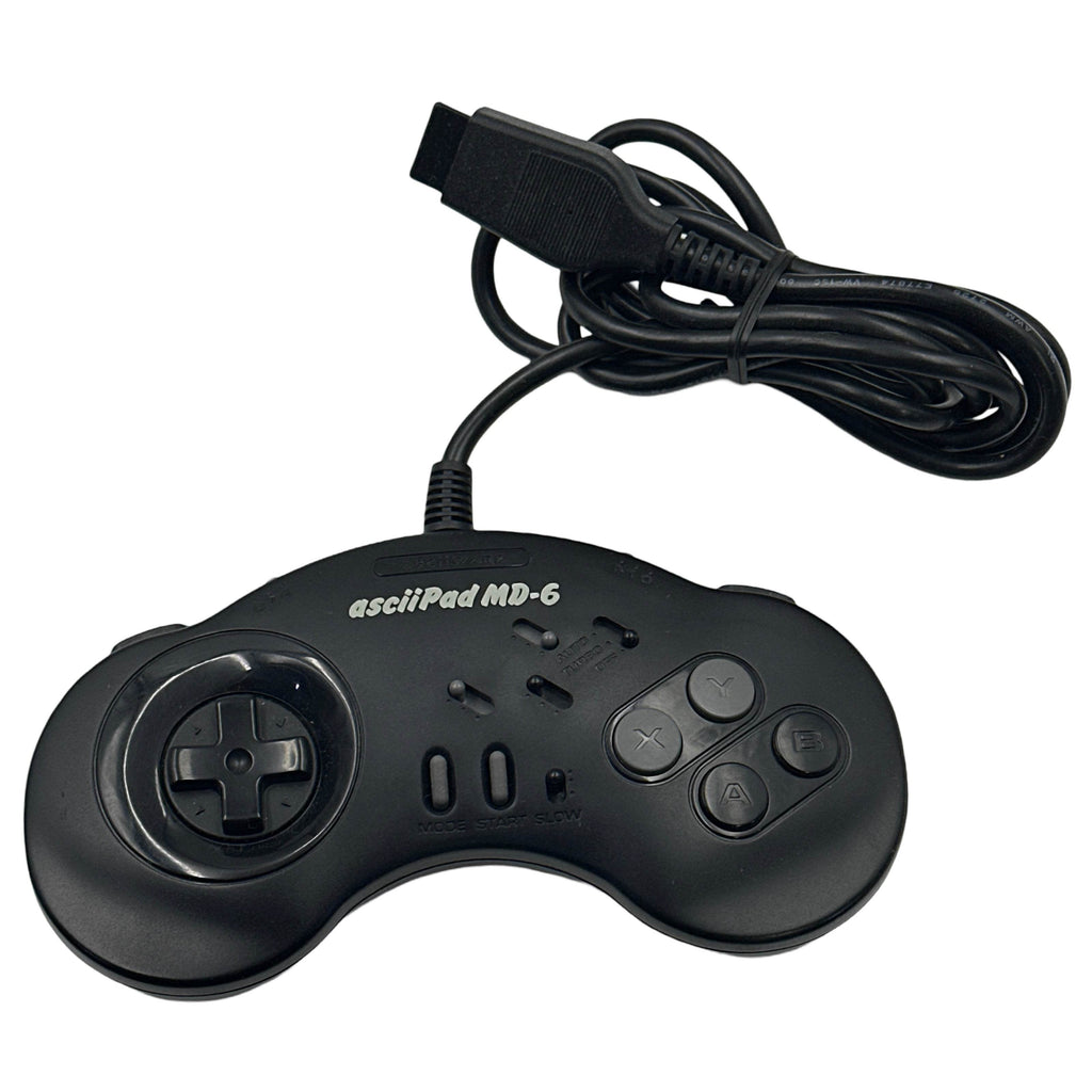Sega Genesis Official-Controller - Sega Genesis - 4-Button asciiPad MD-6 (Mega Drive)