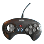 Sega Genesis Official-Controller - Sega Genesis - 6- Button (MK-1470) Turbo (Official)
