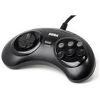 Sega Genesis Official-Controller - Sega Genesis - 6-Button (MK-1653) (Official)