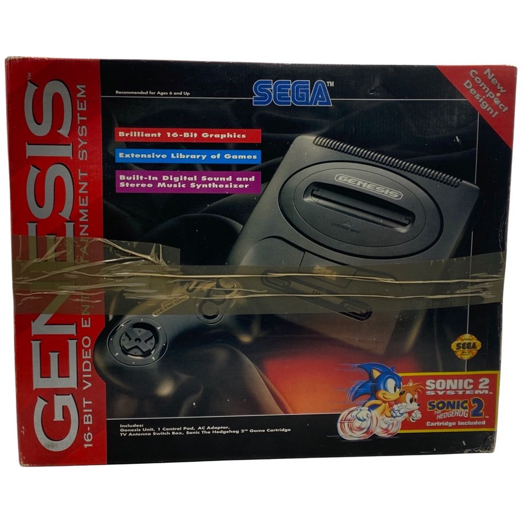 Sega Genesis (System-CIB) [Sonic 2 Bundle] - Sega Genesis