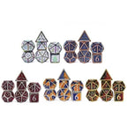 Semi-Precious Dice Bundle (3 Sets + D20) - 