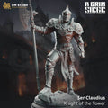 Ser Claudius, Knight of the Tower (Male Human Paladin) - 32mm Scale