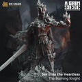 Ser Elias the Heartless, The Burning Knight (Male Human Cursed Paladin) - 32mm Scale