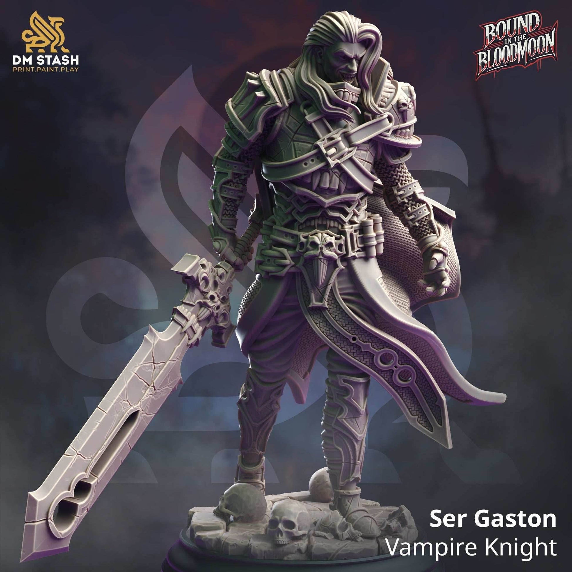 Ser Gaston (Male Vampire Knight) - 32mm Scale