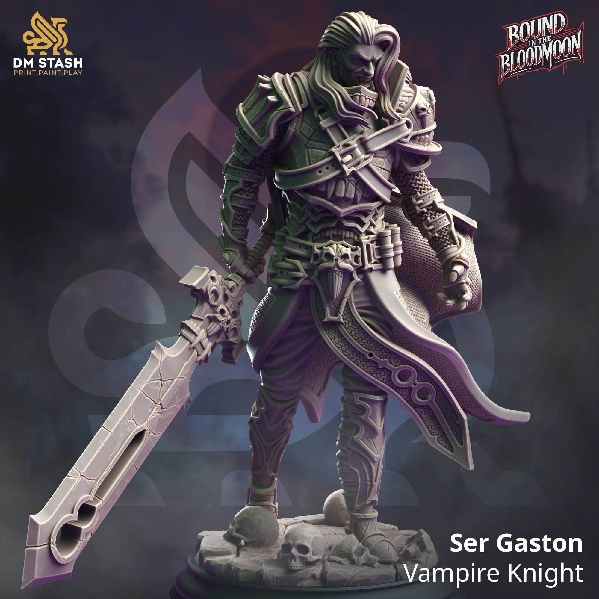 Ser Gaston (Male Vampire Knight) - 32mm Scale