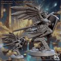 Seraphina, Light of Valor (Female Angel Fighter) - With Dress