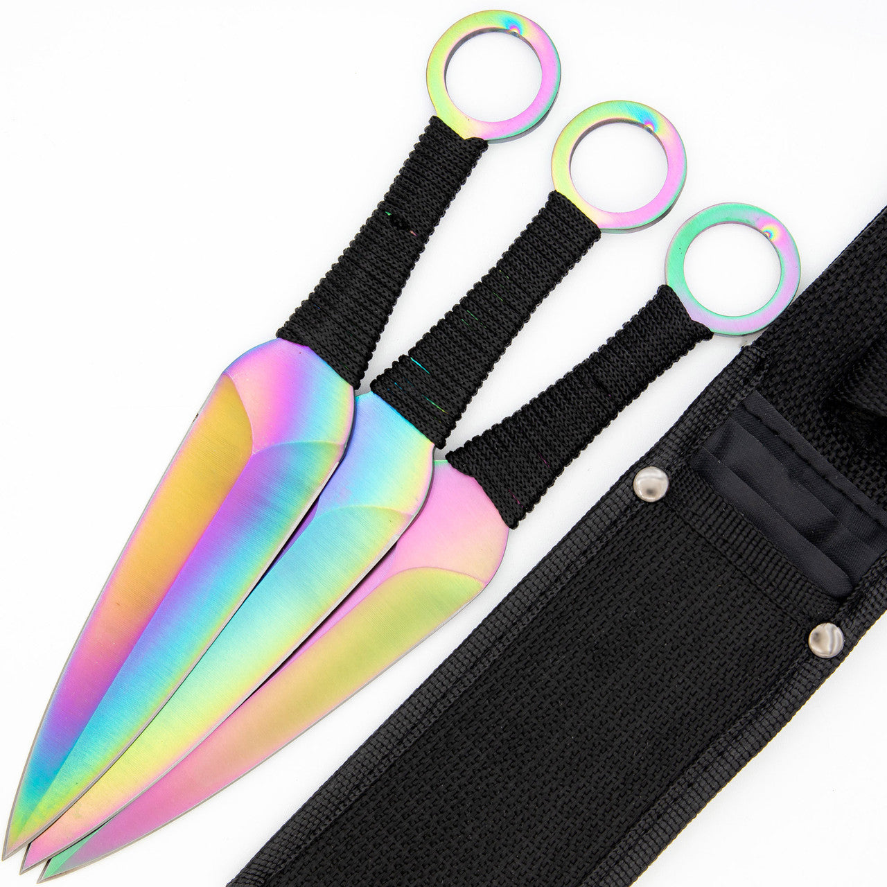 Serpent Strike Throwing Rainbow Kunai Set