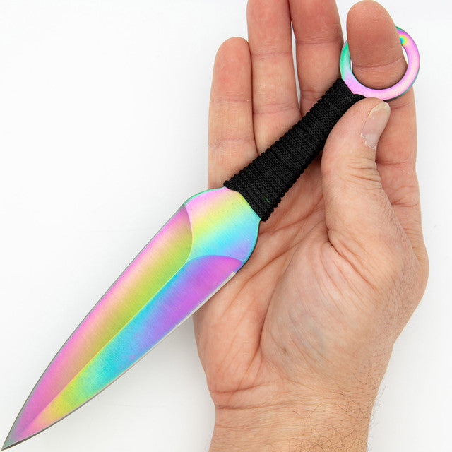 Serpent Strike Throwing Rainbow Kunai Set