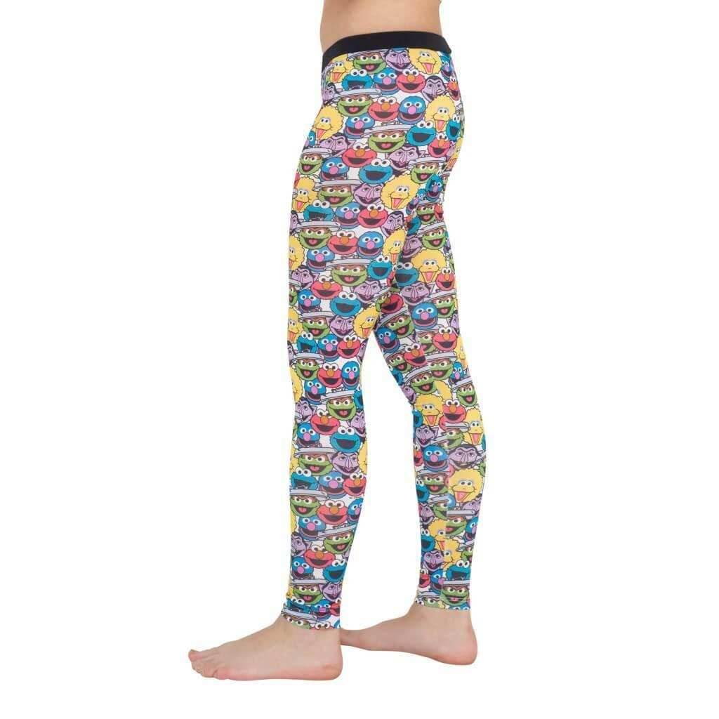 Sesame Street Character Heads Leggings - XS