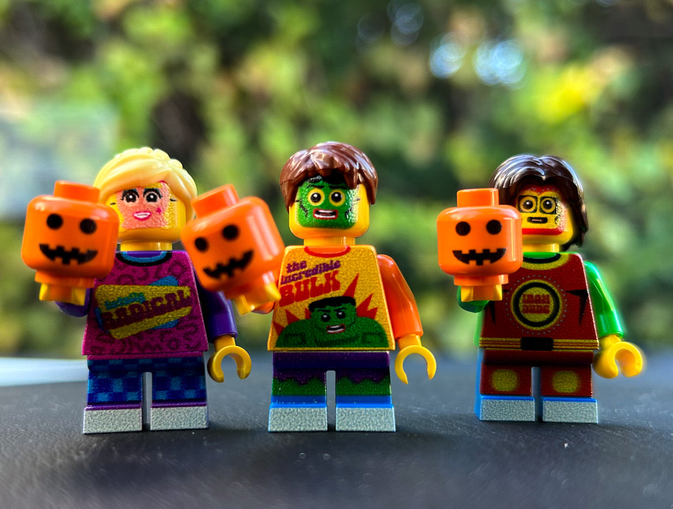 Set of 3 Kids Trick-or-Treating on Halloween Minifig Collection