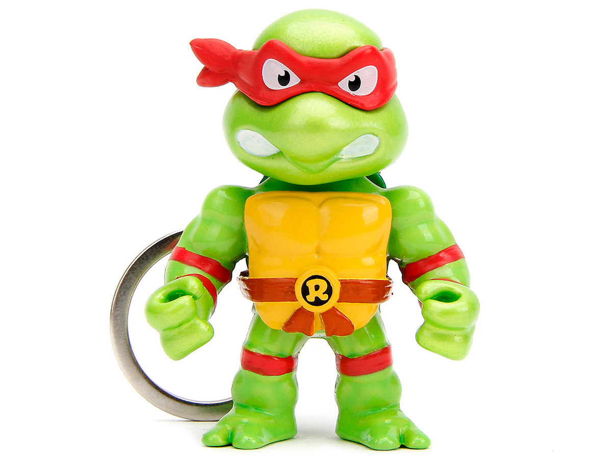 Set of 4 Diecast Figure Key Chains "Teenage Mutant Ninja Turtles" TV Series "Metalfigs" Series Diecast Models by Jada