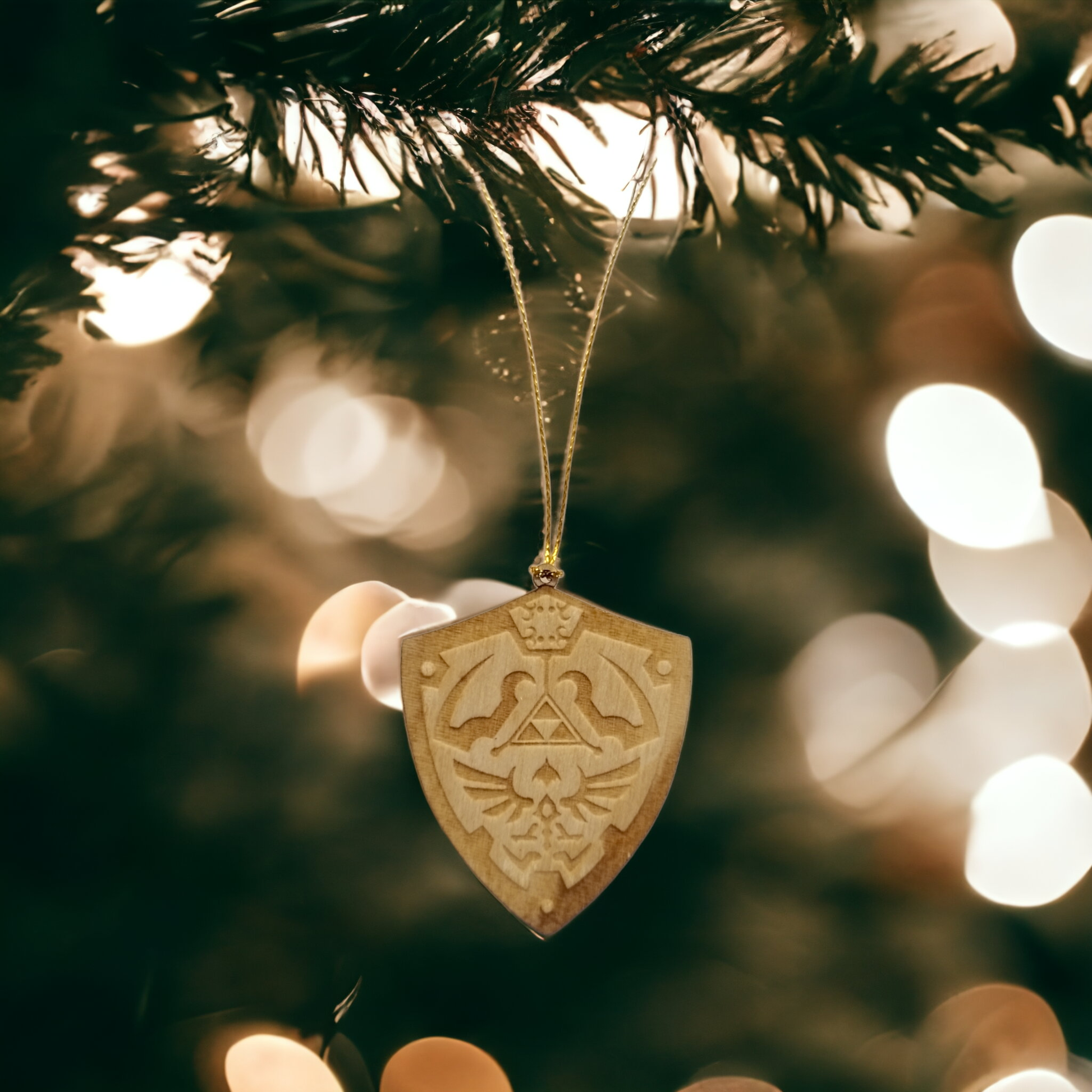 Set of 6 Legend of Zelda Ornaments Wooden Coasters - Handmade Gift - Housewarming - Wood Kitchenware