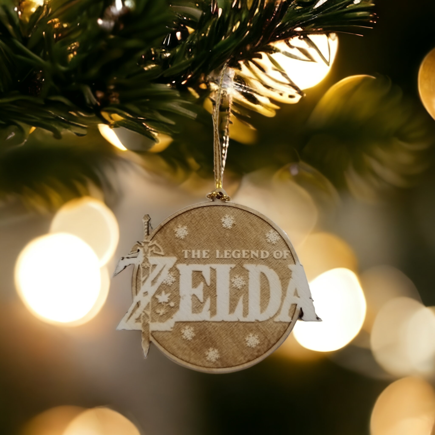 Set of 6 Legend of Zelda Ornaments Wooden Coasters - Handmade Gift - Housewarming - Wood Kitchenware