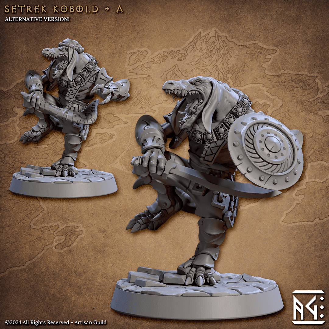 Setrek Kobold (Base Sculpt A) - W/ Boomerang & Hat