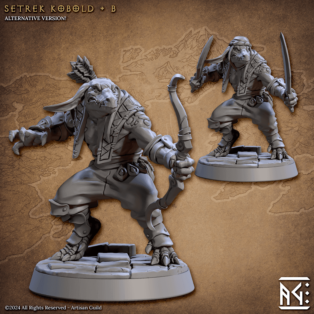 Setrek Kobold (Base Sculpt B) - W/ Bow