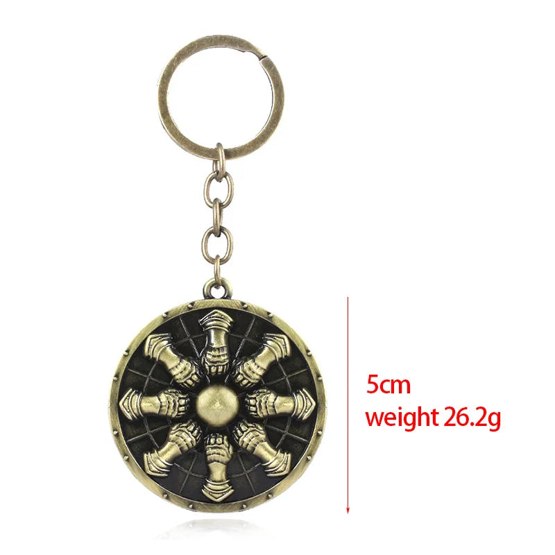 SG High Quality Dark Souls 3 Artorias Sword Keychains Pendants Abyss Walker Knights Sword Men Car Bag Keyring Cosplay Jewelry