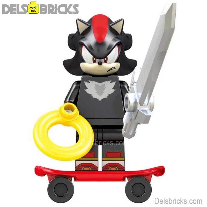Shadow from Sonic The Hedgehog Lego Minifigures Custom toys - 