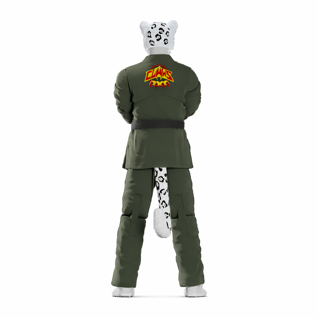 Jiu Jitsu Combat Creatures Shadow 'Ice' the Snow Leopard Action Figure