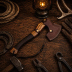 HAND FORGED CARBON STEEL HANDMADE Throwing TOMAHAWK HATCHET AXE