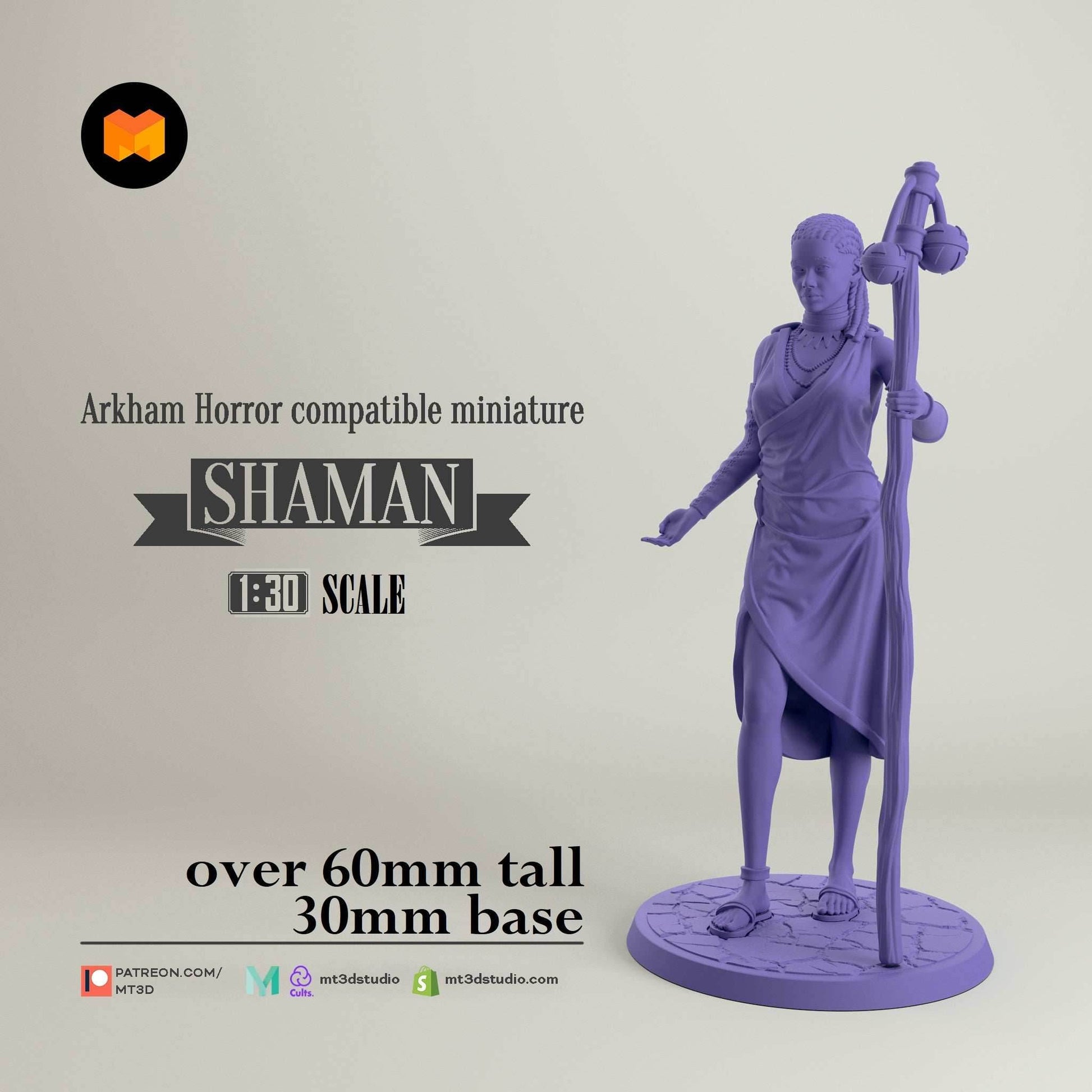 Arkham Compatible Investigator: The Shaman (Akachi Onyele) - 
