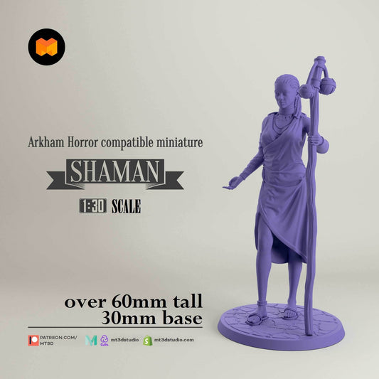 Arkham Compatible Investigator: The Shaman (Akachi Onyele) - 