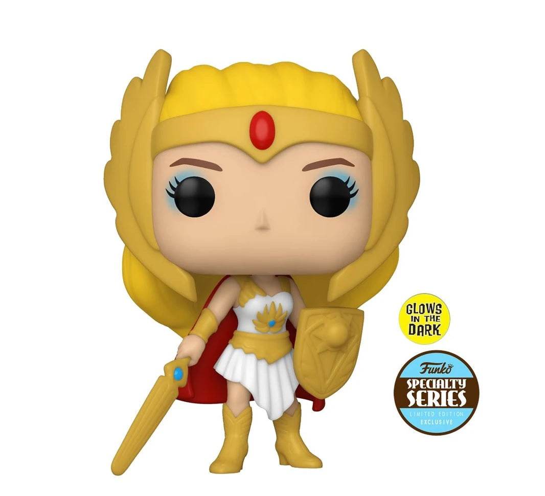 Funko Pop! Masters of The Universe Classic She-Ra Glow Exclusive Vinyl Figure - 