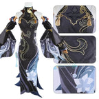 Shenhe Cosplay Costume - Costume Wig / XS / Genshin Impact