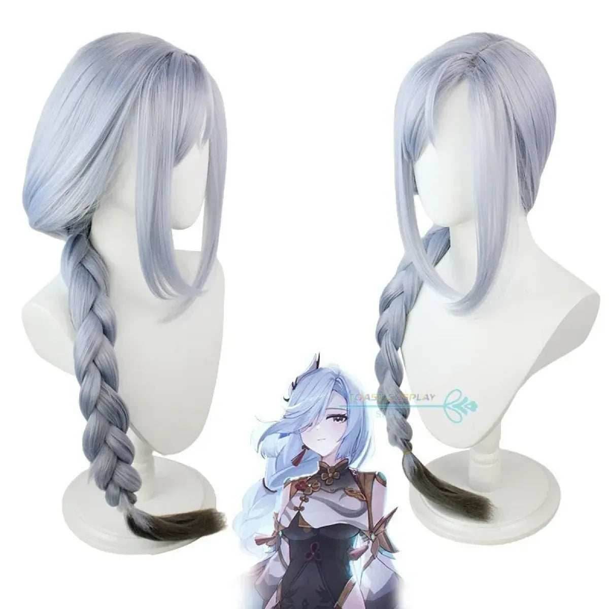 Shenhe Cosplay Costume - Costume Wig / XS / Genshin Impact