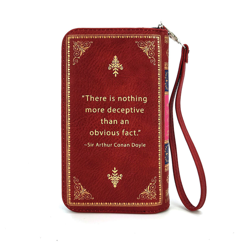 Sherlock Holmes Book Wallet Wristlet