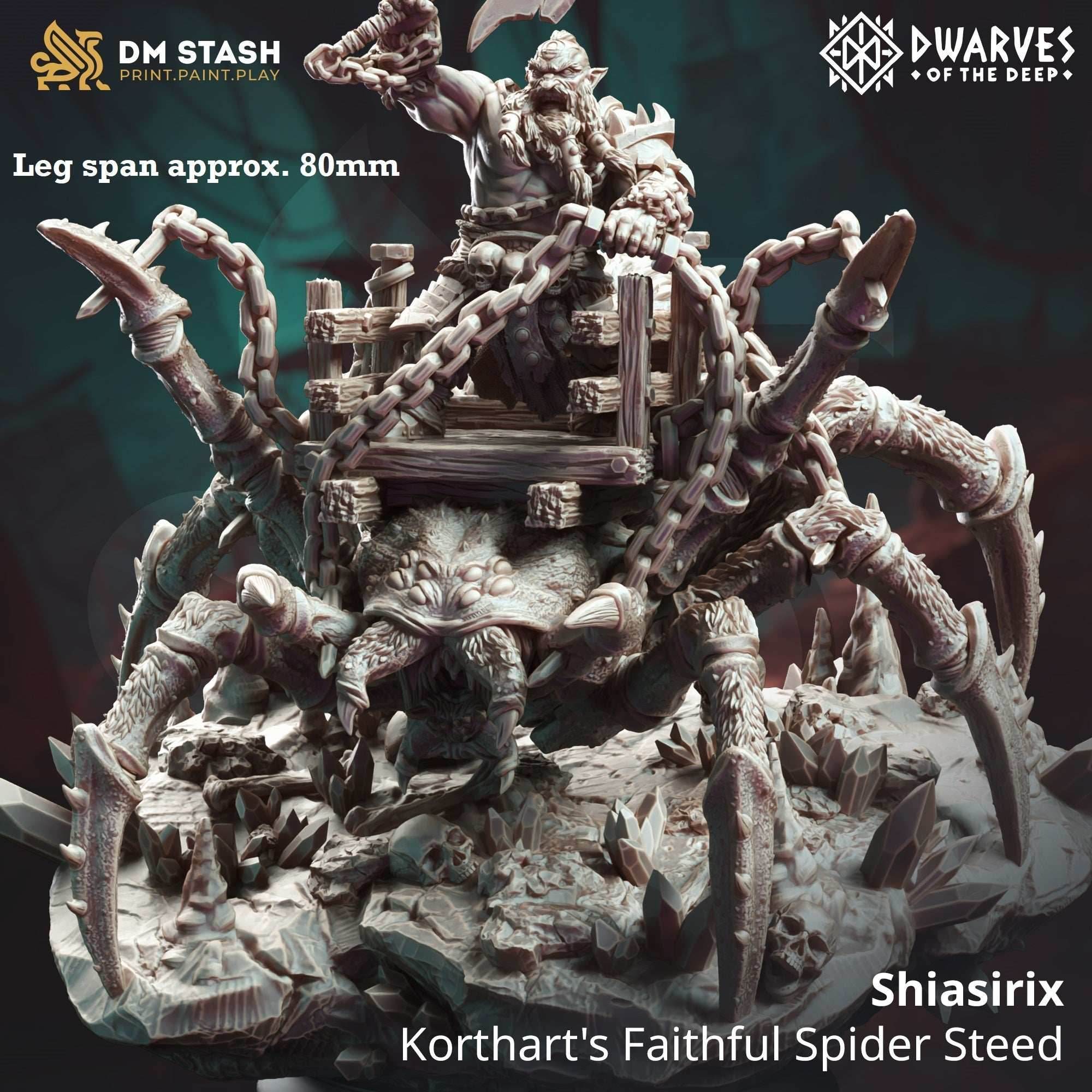 Shiasirix, Kothart's Faithful Spider Steed (Mounted Giant Spider) - 