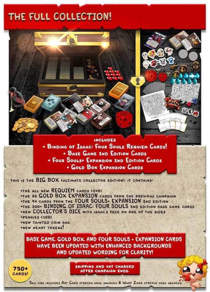 The Binding of Isaac: Four Souls Requiem - Ultimate Collector's Box (Kickstarter Edition) - 