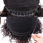 Short Kinky Curly Human Hair Wig Afro Short Wigs Pixie Cut Wig Human Hair No Lace Front Natural Brazilian Hair Pixie Wigs For For Black Women Gifts for Girlfriends