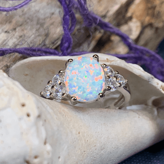 Katerina Opal Celtic Ring - 4