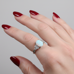 Katerina Opal Celtic Ring