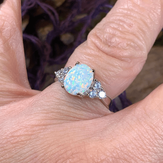 Katerina Opal Celtic Ring - 4